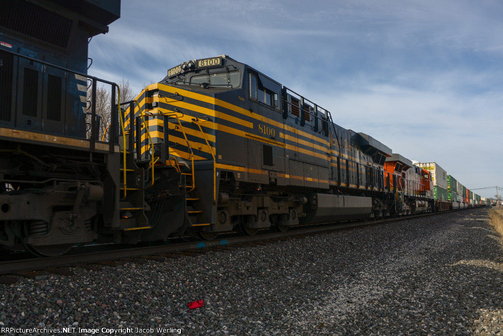 NS 8100 (Nickel Plate Heritage Unit!)